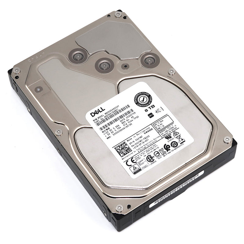 Dell MG06SCA XX7MT 8TB 7.2K RPM SAS 12Gb/s 4Kn 3.5in Refurbished HDD