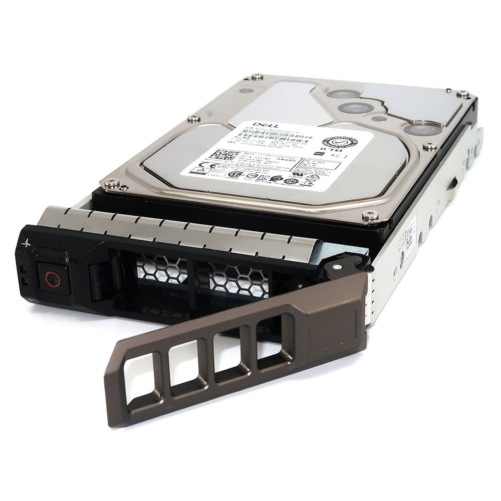 Dell G13 XX7MT 8TB 7.2K RPM SAS 12Gb/s 4Kn 3.5in Hard Drive - Caddy Closeup