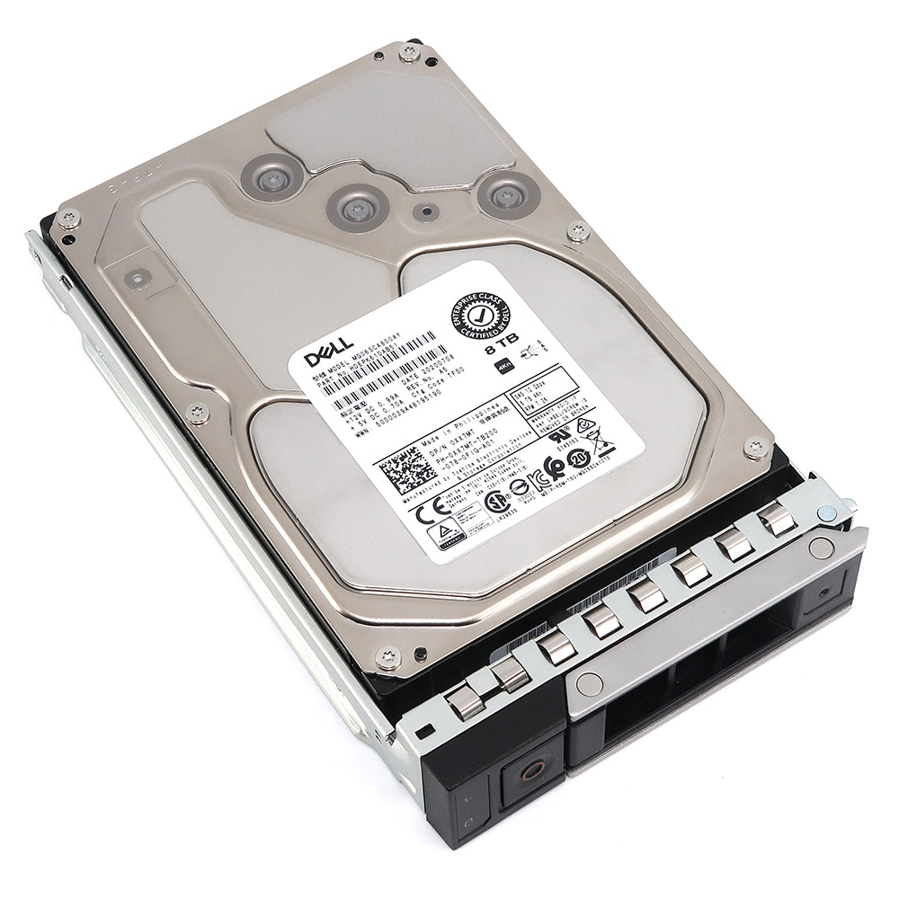 Dell G14 XX7MT 8TB 7.2K RPM SAS 12Gb/s 4Kn 3.5in Recertified Hard Drive