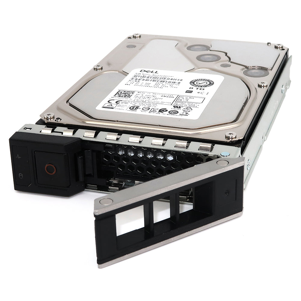 Dell G14 XX7MT 8TB 7.2K RPM SAS 12Gb/s 4Kn 3.5in Hard Drive - Caddy Closeup