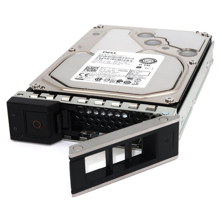 Dell G14 XX7MT 8TB 7.2K RPM SAS 12Gb/s 4Kn 3.5in Refurbished HDD - Caddy Closeup