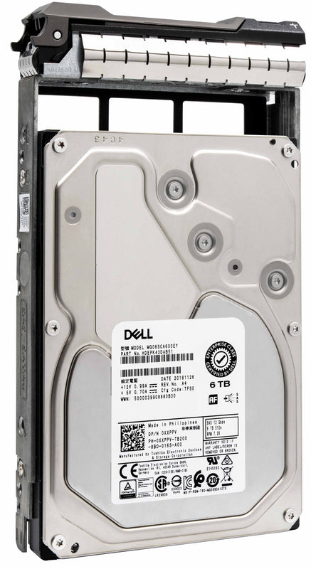 Dell G13 XXPPV 6TB 7.2K RPM SAS 12Gb/s 512e 3.5" NearLine HDD