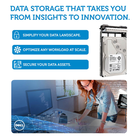 Dell G13 XXPPV 6TB 7.2K RPM SAS 12Gb/s 512e 3.5" NearLine HDD