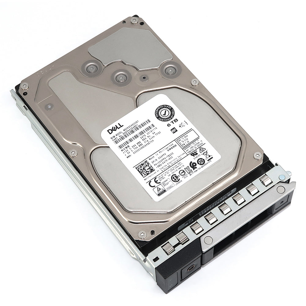 Toshiba / Dell G14 MG06SCA600EY 6TB 7.2K RPM SAS 12Gb/s 512e 3.5in Recertified Hard Drive