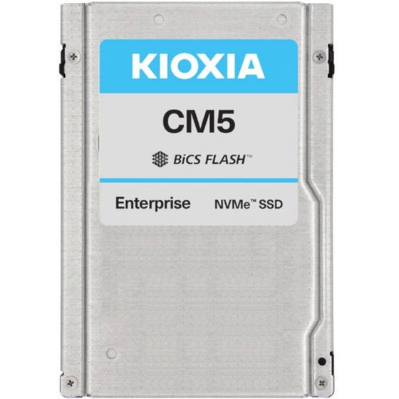 Toshiba CM5 KCM5XRUG15T3 15.36TB PCIe Gen 3.0 x4 4GB/s 3D TLC U.2 NVMe 2.5in Recertified Solid State Drive