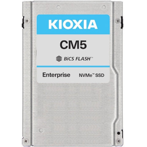 Toshiba CM5 KCM5XRUG15T3 15.36TB PCIe Gen 3.0 x4 4GB/s 3D TLC U.2 NVMe 2.5in Recertified Solid State Drive