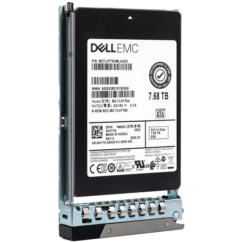 Dell G14 4V7YD 7.68TB SATA 6Gb/s TLC 2.5in Refurbished SSD