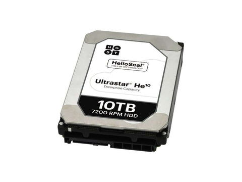 HGST Ultrastar He10 HUH721010AL4200 0F27402 10TB 7.2K RPM SAS 12Gb/s 4Kn 256MB 3.5" ISE Manufacturer Recertified HDD