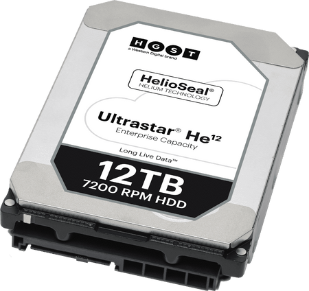 Fujitsu / Western Digital Ultrastar He12 HUH721212AL5204 0F29545 12TB 7.2K RPM SAS 12Gb/s 512e SE 3.5in Hard Drive