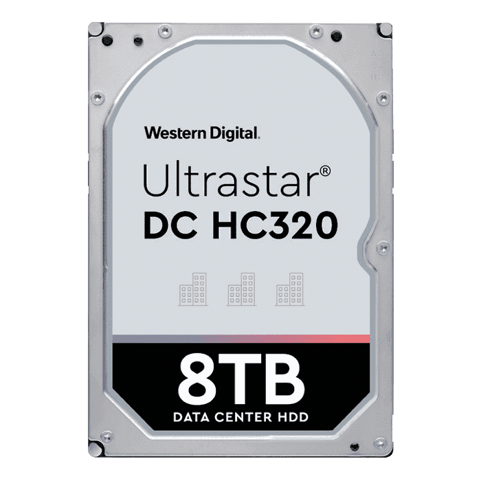 HGST Ultrastar DC HC320 HUS728T8TAL4205 0B36411 8TB 7.2K RPM SAS 12Gb/s 4Kn 256MB 3.5" TCG FIPS Manufacturer Recertified HDD