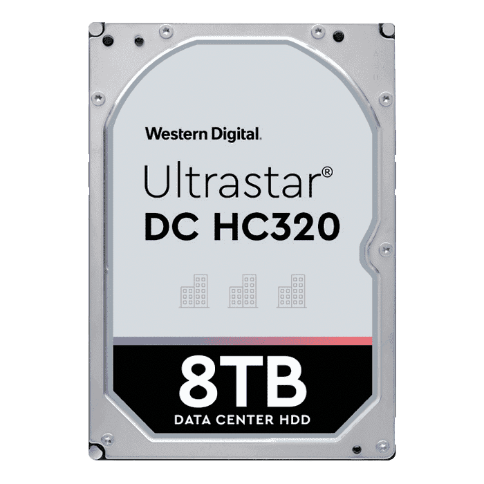 HGST Ultrastar DC HC320 HUS728T8TAL5201 0B36406 8TB 7.2K RPM SAS 12Gb/s 512e 256MB 3.5" TCG Manufacturer Recertified HDD