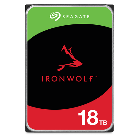 Seagate IronWolf ST18000VN000 18TB 7.2K RPM SATA 6Gb/s 512e CMR NAS 3.5in Refurbished HDD