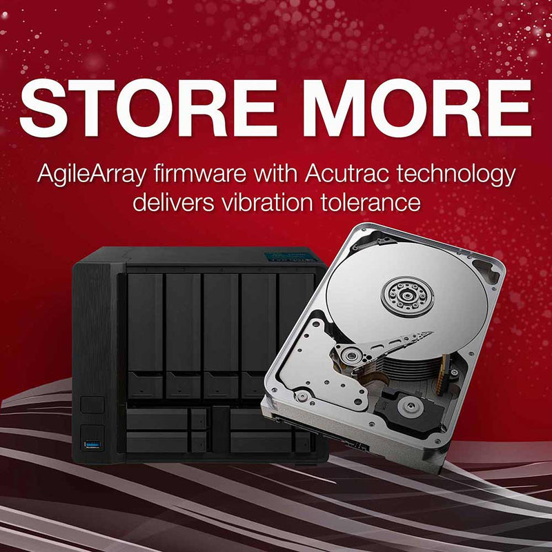 Seagate IronWolf ST8000VN0022 8TB 7.2K RPM SATA 6Gb/s 512e 3.5in Hard Drive - Store More