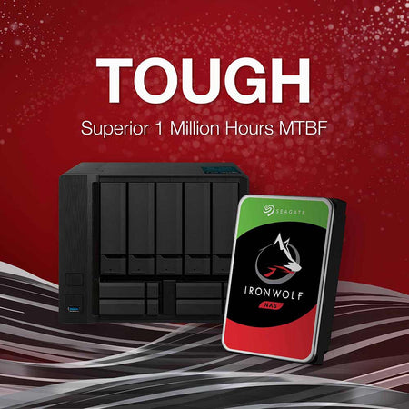Seagate IronWolf ST8000VN0022 8TB 7.2K RPM SATA 6Gb/s 512e 3.5in Hard Drive - Tough