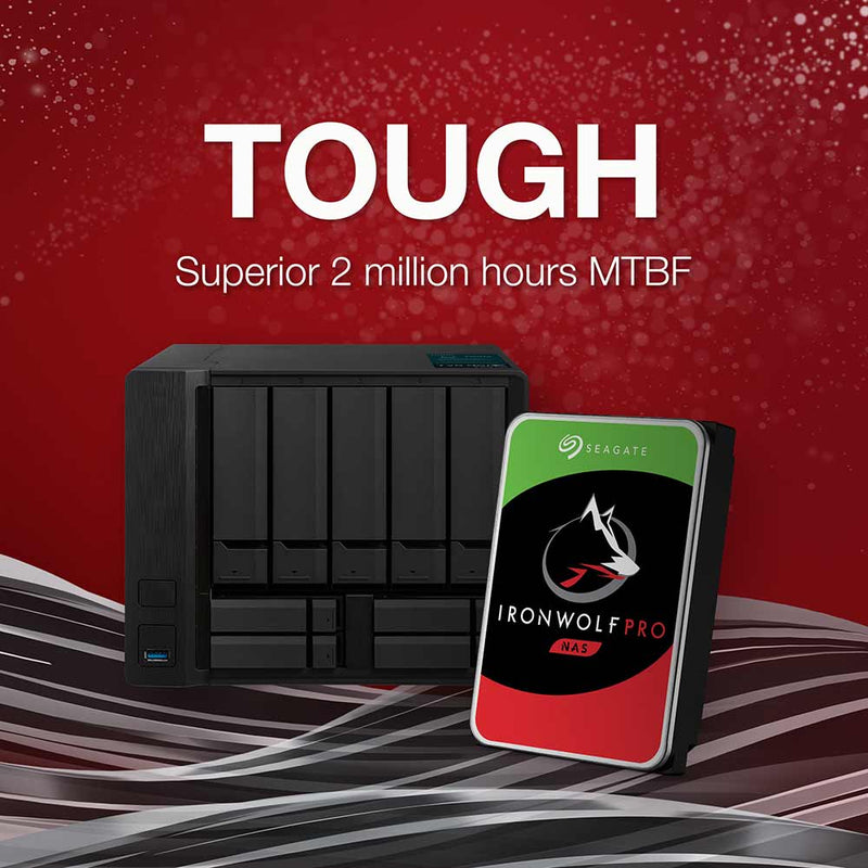 Seagate IronWolf Pro ST8000NE0021 8TB 7.2K RPM SATA 6Gb/s 512e 3.5in Refurbished HDD - Tough