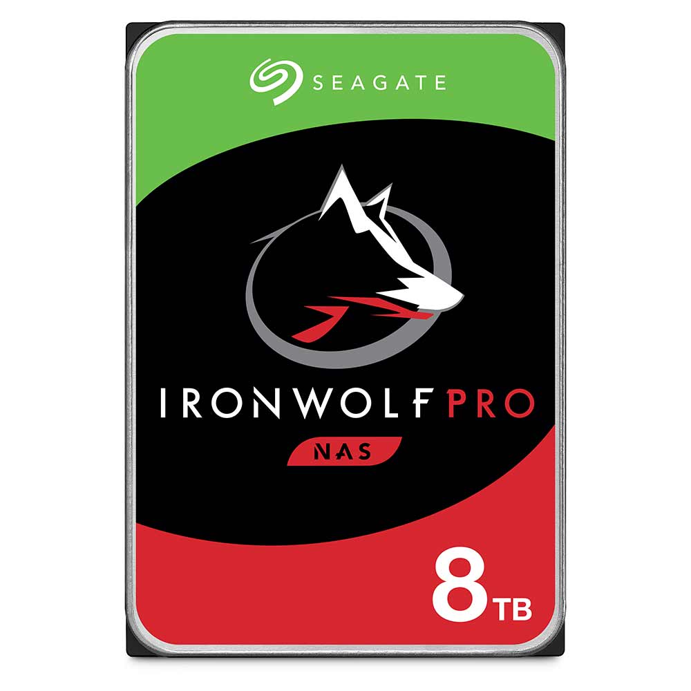 Seagate IronWolf Pro ST8000NE0021 8TB 7.2K RPM SATA 6Gb/s 512e 3.5in Refurbished HDD