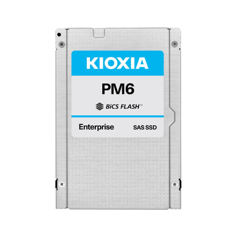 Kioxia PM6-R KPM6XRUG15T3 15.36TB SAS 24Gb/s 1DWPD SIE 2.5in Recertified Solid State Drive