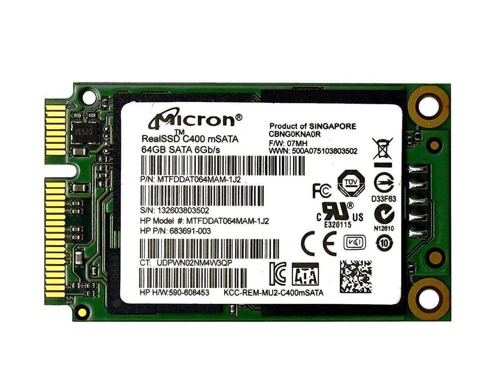 Micron RealSSD C400 MTFDDAT064MAM 64GB SATA SSD