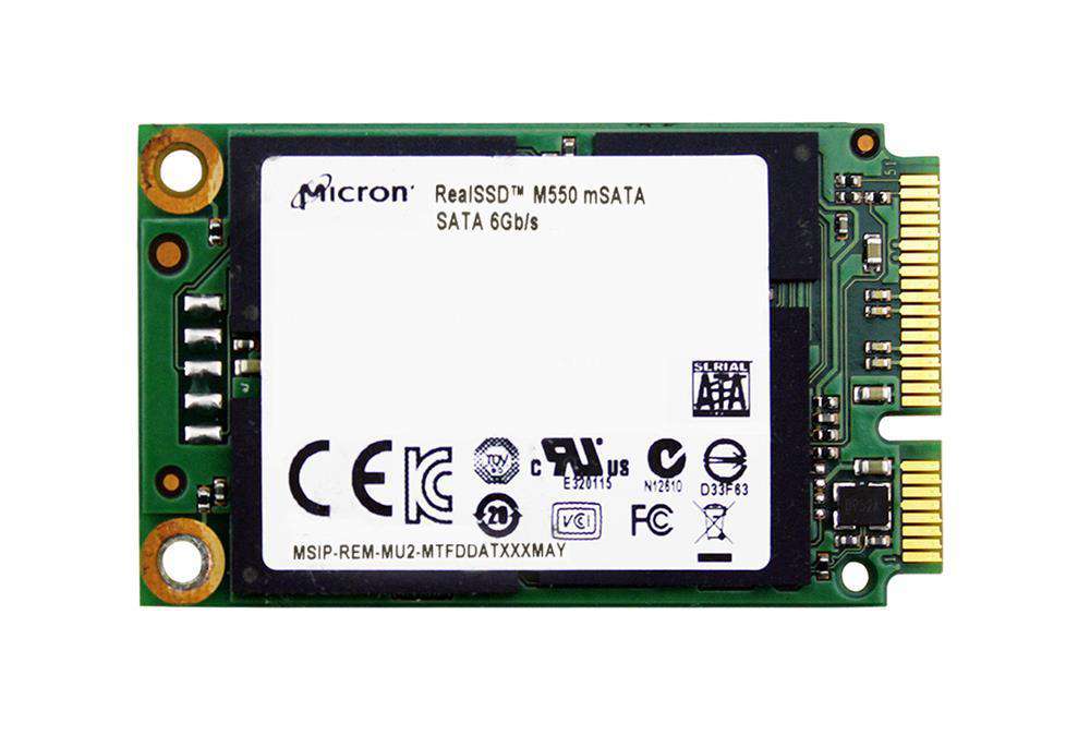 Micron M550 MTFDDAT064MAY 64GB SATA 6Gb/s 2.5" mSATA Solid State Drive