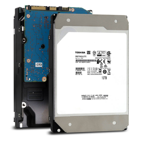 Toshiba MG07 MG07ACA12TE HDEPW11GHA51 12TB 7.2K RPM SATA 6Gb/s 512e 3.5in Refurbished HDD
