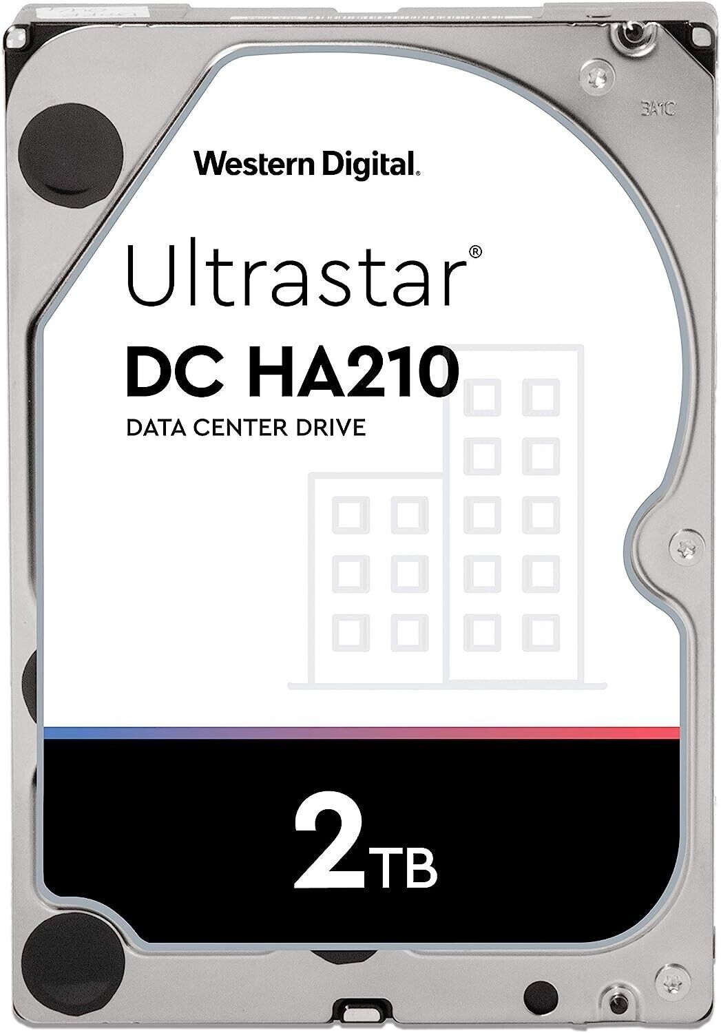 Western Digital Ultrastar DC HA210 HUS722T2TALA604 1W10025 2TB 7.2K RPM SATA 6Gb/s 512n 3.5in Recertified Hard Drive