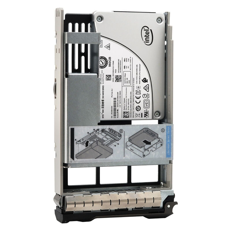 Dell G13 Y1KT5 SSDSC2KG960G8R 960GB SATA 6Gb/s 3D TLC 3DWPD Hybrid 3.5in Solid State Drive