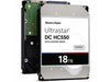 Western Digital Ultrastar DC HC550 WUH721818AL4204 0F38303 18TB 7200 RPM SAS 12Gb/s 3.5in Hard Drive