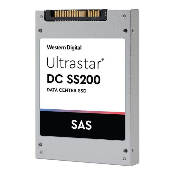Western Digital Ultrastar DC SS200 SDLL1MLR032TCCA1 0TS1388 3.2TB SAS 12Gb/s 2.5in Refurbished SSD