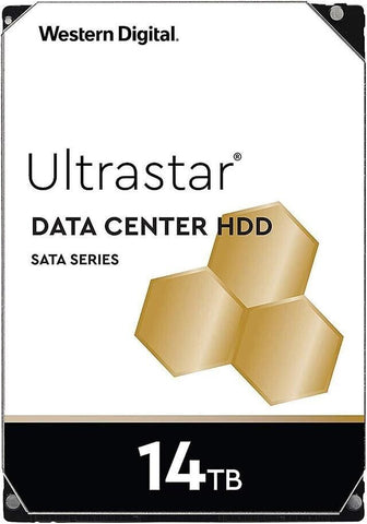 Western Digital Ultrastar DC HC530 WUH721414ALN600 14TB 7.2K RPM SATA 6Gb/s 4Kn Power Disable 3.5in Hard Drive