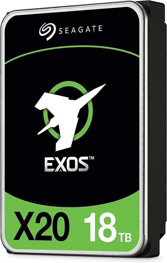 Seagate Exos X20 ST18000NM004D 18TB 7.2K RPM SATA 6Gb/s 512e SED 3.5in Refurbished HDD