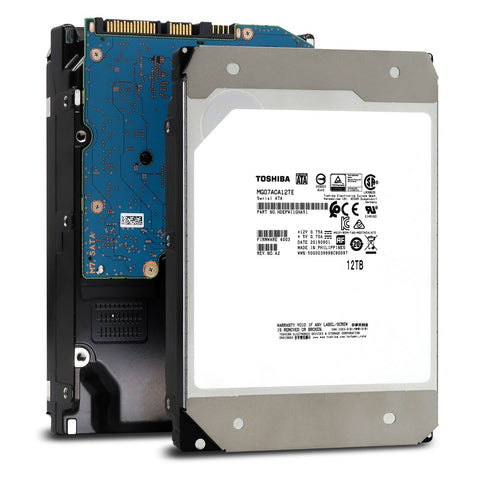 Toshiba MG07 MG07ACA12TE HDEPW11GHA51 12TB 7.2K RPM SATA 6Gb/s 512e 3.5in Hard Drive