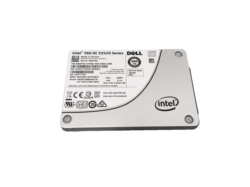 Dell G13 400-ATGP 480GB SATA 6Gb/s 512n 2.5" ReadIntensive Solid State Drive