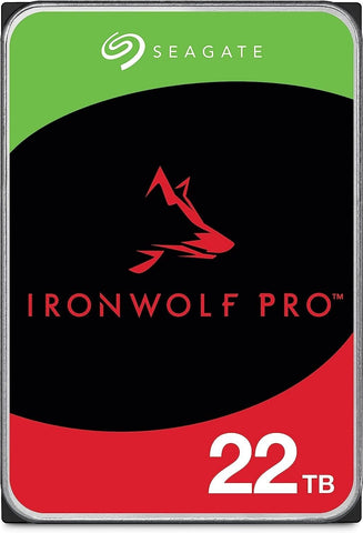 Seagate Ironwolf Pro ST22000NT001 22TB 7.2K RPM SATA 6Gb/s 512e NAS 3.5in Hard Drive