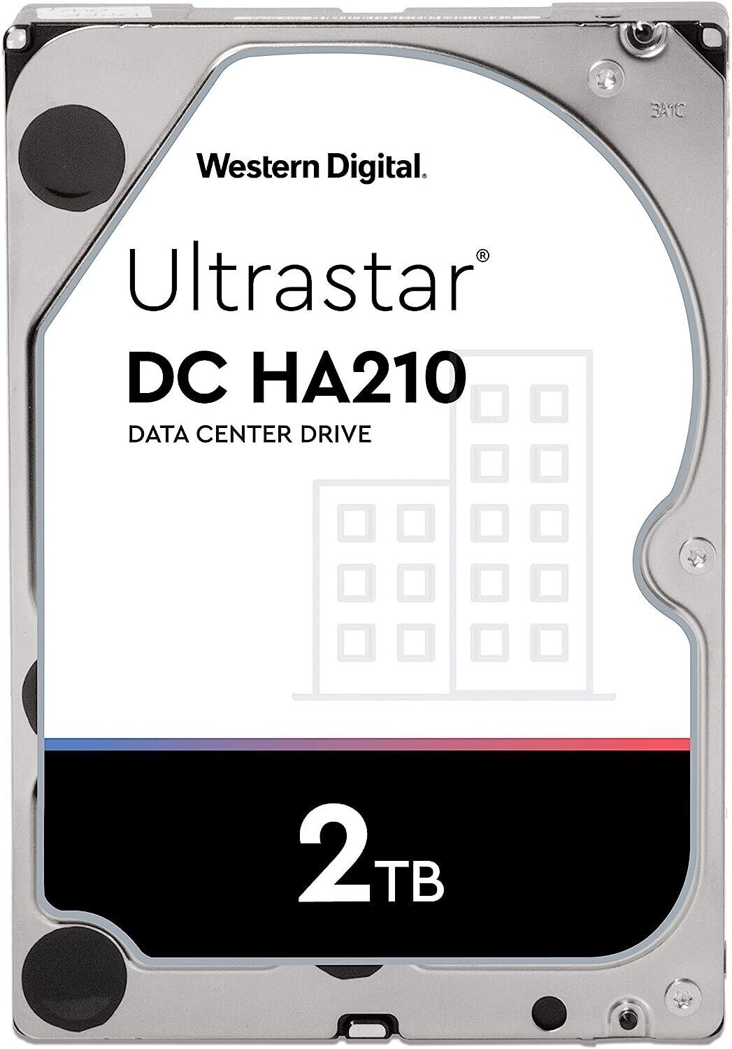 Western Digital Ultrastar DC HA210 HUS722T2TALA604 1W10025 2TB 7.2K RPM SATA 6Gb/s 512n 3.5in Refurbished HDD
