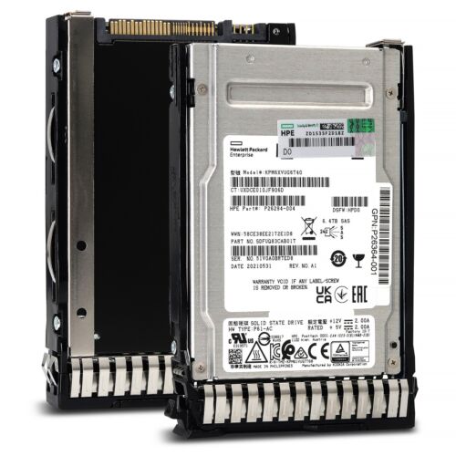 HPE PM6-V P40479-B21 KPM6XVUG6T40 6.4TB SAS 22.5Gb/s 3D TLC SIE 2.5in Refurbished SSD