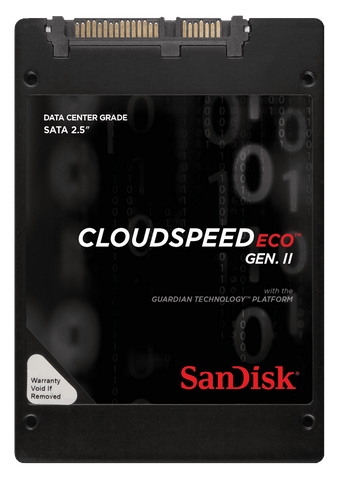 SanDisk CloudSpeed Eco Gen. II SDLF1DAR-960G-1HA1 960GB SATA-6Gb/s 2.5" Solid State Drives