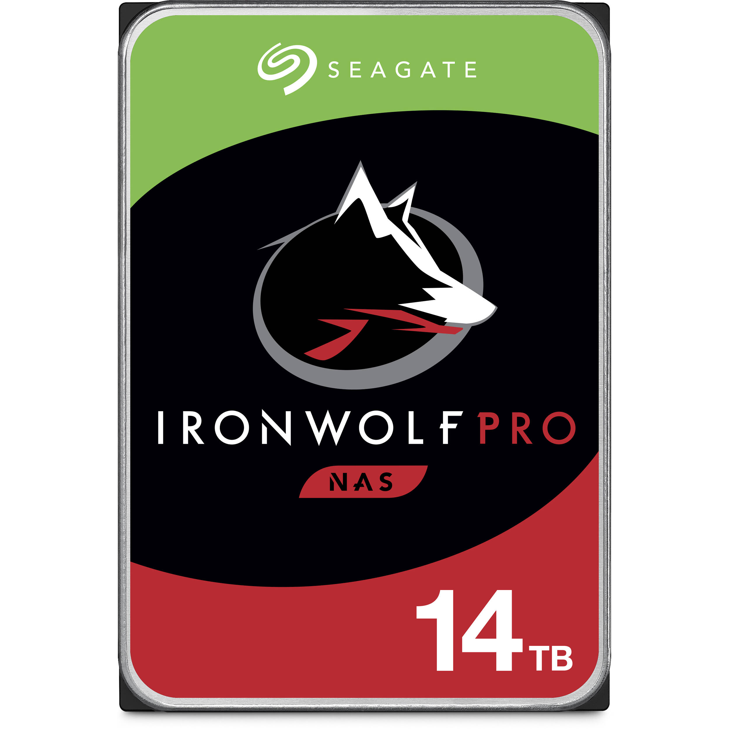 Seagate IronWolf Pro ST14000NT001 14TB 7.2K RPM SATA 6Gb/s 512e NAS 3.5in Recertified Hard Drive
