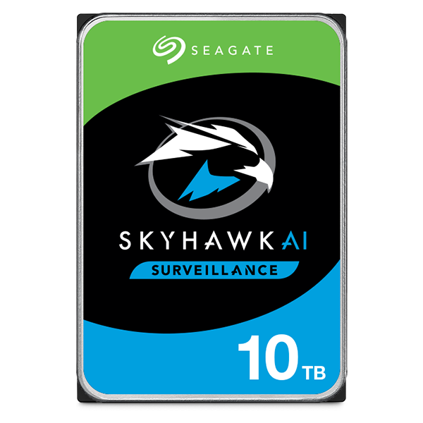 Seagate SkyHawk AI Surveillance ST10000VE0008 10TB 7.2K RPM SATA 6Gb/s 512e 3.5in Hard Drive