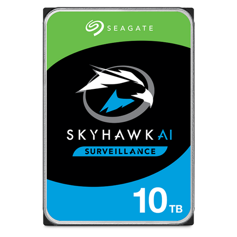Seagate SkyHawk AI Surveillance ST10000VE0008 10TB 7.2K RPM SATA 6Gb/s 512e 3.5in Recertified Hard Drive