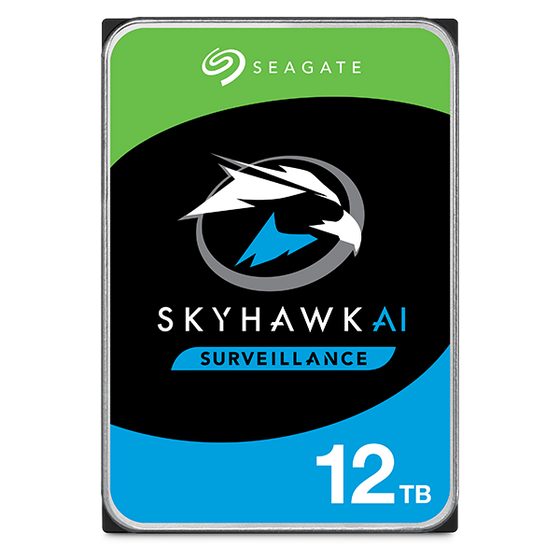 Seagate SkyHawk AI ST12000VE001 12TB 7.2K RPM SATA 6Gb/s 512e Surveillance 3.5in Hard Drive