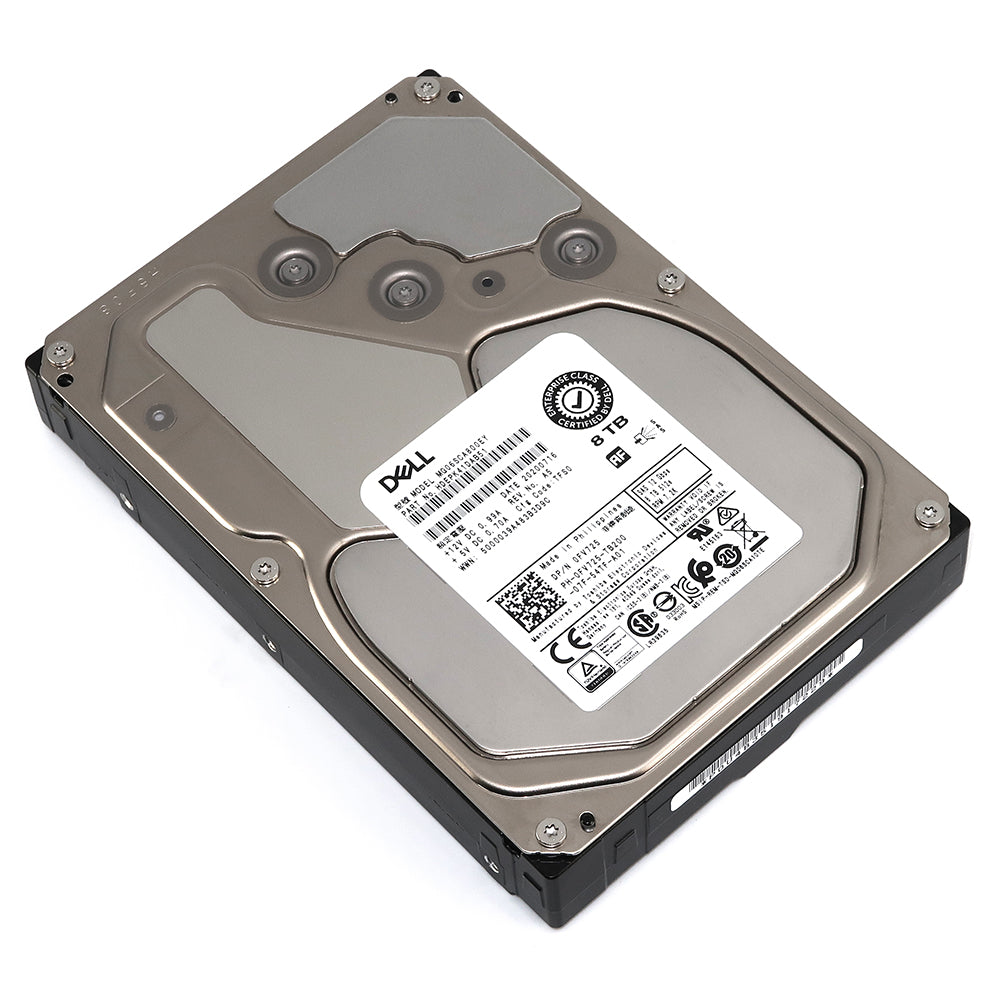 Dell MG06SCA FV725 8TB 7.2K RPM SAS 12Gb/s 512e 3.5in Hard Drive