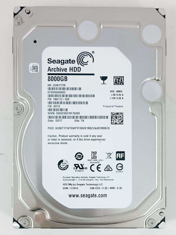 Seagate Archive HDD ST8000AS0002 8TB 5.9K RPM SATA-6Gb/s 128MB 3.5" HDD