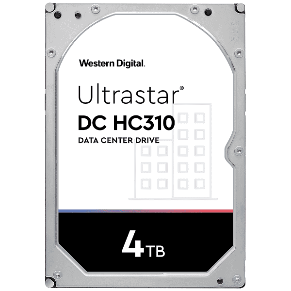 Western Digital Ultrastar DC HC310 HUS726T4TALA6L4 0B35950 4TB 7.2K RPM SATA 6Gb/s 512n 256MB 3.5" SE Manufacturer Recertified HDD