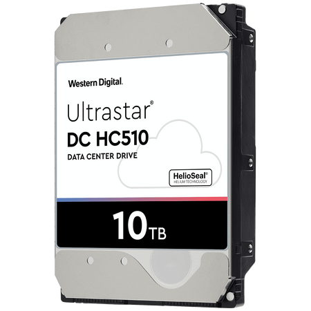 Western Digital Ultrastar DC HC510 HUH721010ALE604 0F27488 10TB 7.2K RPM SATA 6Gb/s 512e Power Disable Pin SE 3.5in Recertified Hard Drive