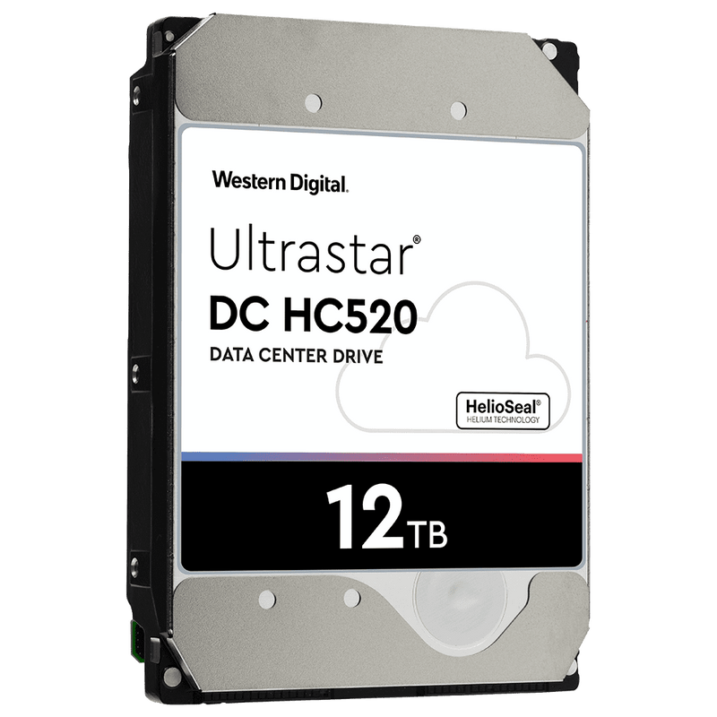 Western Digital DC HC520 HUH721212ALE604 0F30146 12TB 7.2K RPM SATA 6Gb/s 512e 256MB Cache 3.5" SE HDD