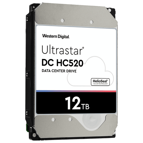 Western Digital DC HC520 HUH721212ALE604 0F30146 12TB 7.2K RPM SATA 6Gb/s 512e 256MB Cache 3.5" SE HDD
