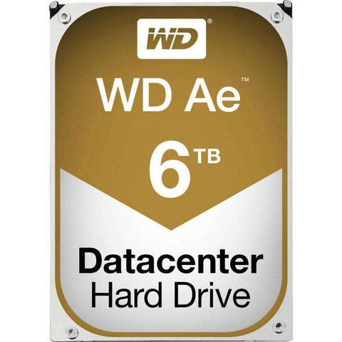 Western Digital Ae WD6001F4PZ 6TB 5.76K RPM SATA-6Gb/s 3.5" Cold Storage Archival Hard Drive