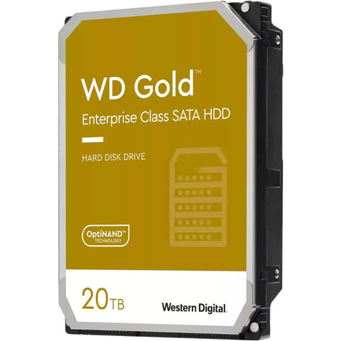 Western Digital Gold WD201KRYZ 20TB 7.2K RPM SATA 6Gb/s 512e CMR 3.5in Recertified Hard Drive